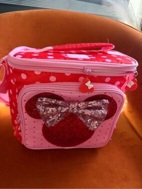 Igloo x Disney Minnie Polka Dot Sequin Bow Lunch Bag